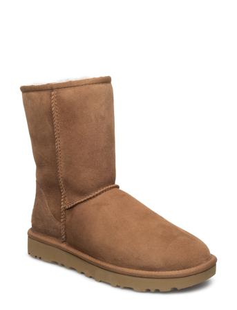 W Classic Short Ii Shoes Boots Ankle Boots Ankle Boot - Flat Ruskea UGG