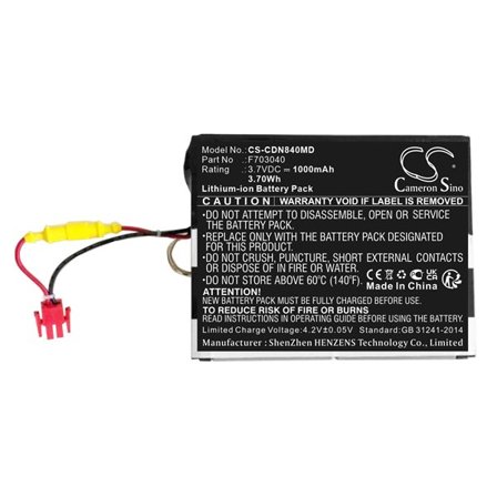 Batteri for medisinsk for Covidien Puritan Bennett 840