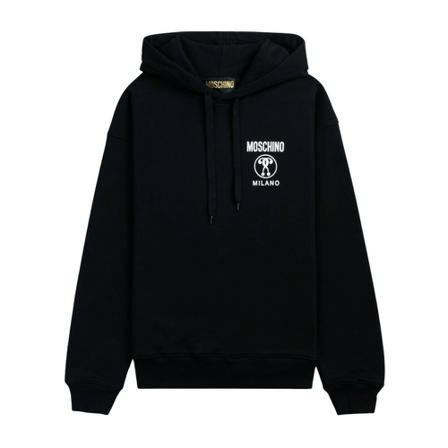 Moschino, Sweatshirts ; Hoodies Czarny, Mężczyzna, Rozmiar: S