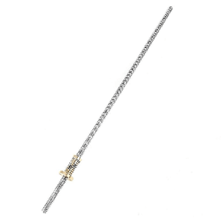 T8 Gjenget Stang Ledeskrue med Anti-Slark Fjærbelastet Mutter for 3D-Skriver (400mm)