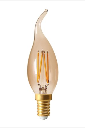 PR Home - ELECT LED FILAMENT lyskilde 35 mm E14 - Guld - Lyskilder & pærer - Fra Homeroom