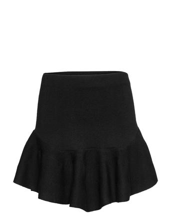 Karen Merino Skirt Kort Skjørt Svart Ella&il