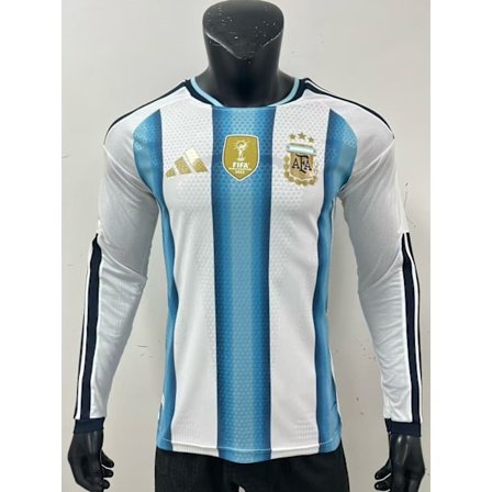 VM 2026 Argentina Hemma Långärmad Spelar T-shirt S-3XL