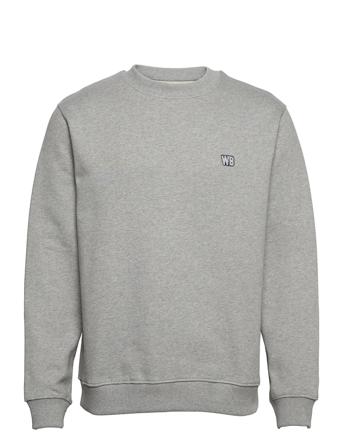 Rase Blain Crew Sweat-shirt Tröja Grå Woodbird