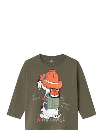 Nmmsino Pawpatrol Ls Nreg Top Box Cplg Green Name It