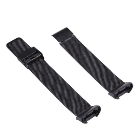 För Fitbit Charge 4 Double Insurance Buckle Milanese Watch Band