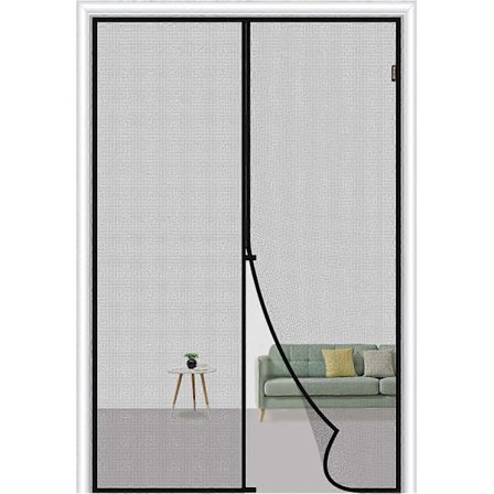 Magnetisk Insektsdörr 70 X 200 cm, Grå