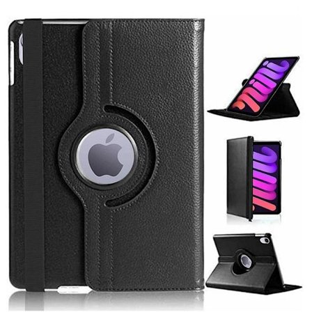 iPad mini 6th Gen 2021 / 7th Gen 2024 - Fodral Roterbar 360° - Svart