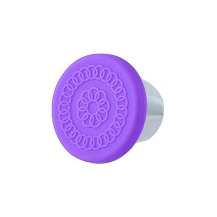 1/2/3/5 Bredt Stålkopp Dressingbeholder Tetning Salatsaus Kopper purple lid 1 Pc