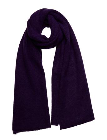 Slflulu Linna Knit Scarf B Purple Selected Femme