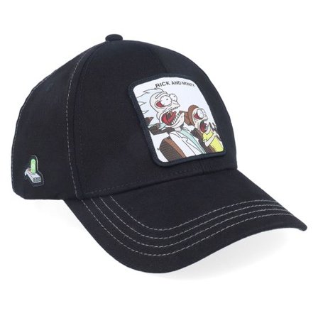 Capslab - Svart adjustable Keps - Rick & Morty Rick Black Adjustable @ Hatstore