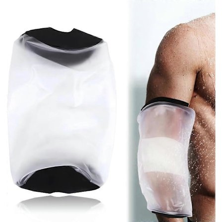 1 stk. Vanntett Gipsbeskytter/Gipstrekk for Voksne Ben og Knær, Dusjbeskytter for å Holde Gips og Bandasje Tørr