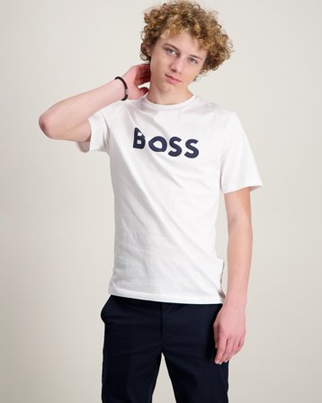 BOSS SHORT SLEEVES TEE-SHIRT Weiß T-Shirts Jungen - Kids Brand Store