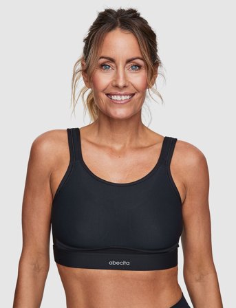 Abecita Victorios Sports Bra, Extreme Support Black - Black - F x 85