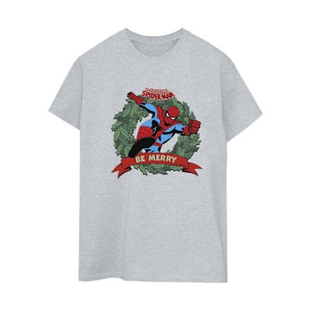The Amazing Spider-Man Dam/Flickvän Be Merry Pojkvän T-shirt