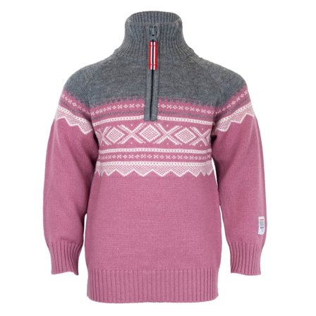 Marius Kids Kids' Wool Sweater with Zip Children long-sleeved sweaters Pink 14/164CM