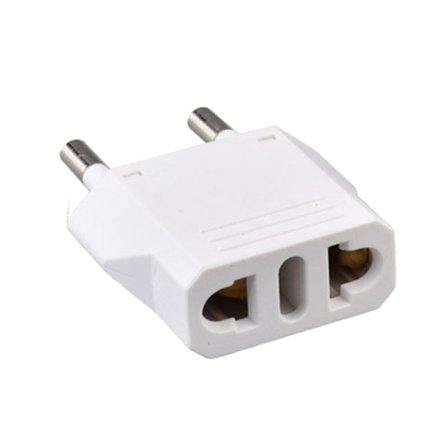 Europæisk Rejseadapter US til Europa Adapter Stik Konverter Amerika til EU Strømstik Elektrisk Stikkontakt