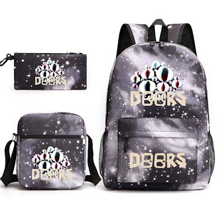 dörrar roblox ryggsäck tre delar set - starry black-3