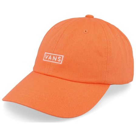 Vans - Orange unconstructed Keps - Curved Bill Jockey Melon Dad Cap @ Hatstore
