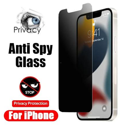 Anti Spy Skærmbeskyttelse til iPhone 14 13 12 11 Pro Max 13 Mini Beskyttelse af personlige oplysninger Glas til iPhone 14 8 Plus Xr Xs Max Se 2022 For