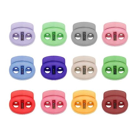 50 stk. Fjederlukning Si Snorlås Delikate Snorknapper Toggle Spænde Tøj Tasker og Kufferter Tilbehør (Tilfældig Farve)