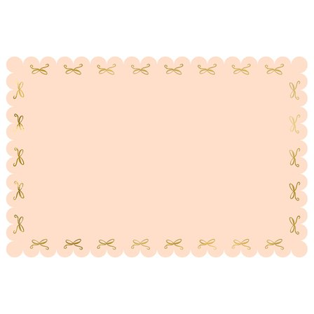 Bordduk med Gullsløyfer