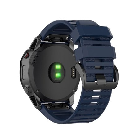 Garmin Fenix 7X/6X/6X Pro/5X/5X Plus etc. Klockarmband i silikon - Blå