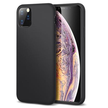 Iphone 11 Pro Ultratunn Gummibelagt Mattsvart Skal Basic Svart