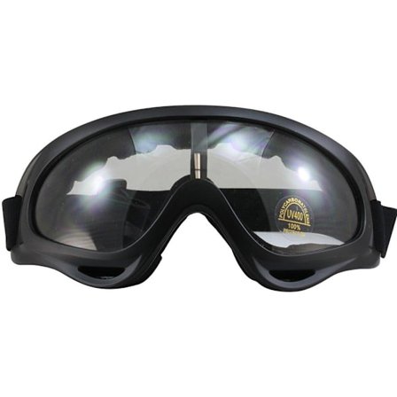 Sykkel Motorsykkel Offroad Briller UV-bestandige Justerbare Sykkel Offroad Goggles - Svarte Transparente Linser
