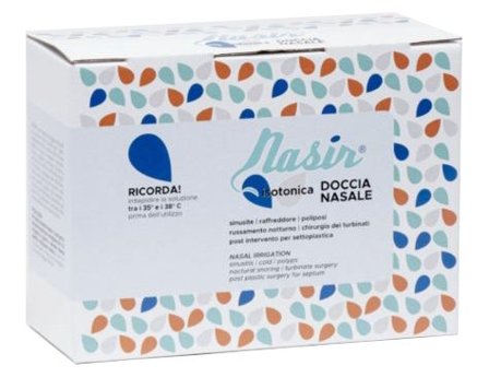 Nasir Lavaggio Nasale Soluzione Isotonica 4 Sacche 500ml + 4
