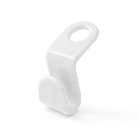 30 Pieces Clothes Hanger Connector Hooks Space Saving Hanger Connectors Closed Hanger Clips White Hanger Extension Clips