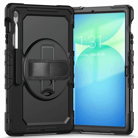 Tech Protect Galaxy Tab S10 FE Plus Etui Solid - Sort