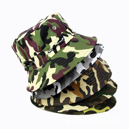 Män Snygg Camouflage Basin Fritid Hatt Dragsko Justerbar - stock
