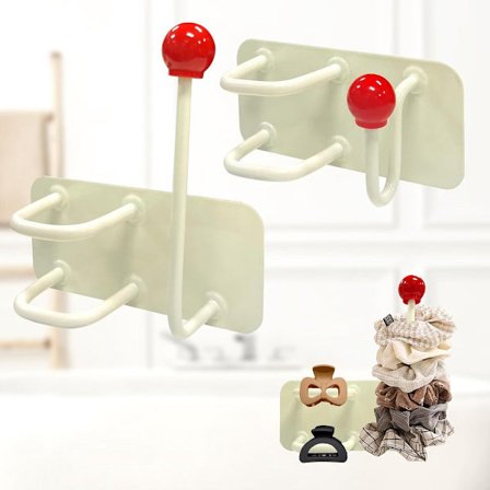 ING 2 stk. Hårstrikk Organizer, organizer for jenter, for organisering av hårstrikker, hårelastikker og kammer på bad, soverom og studenthybel