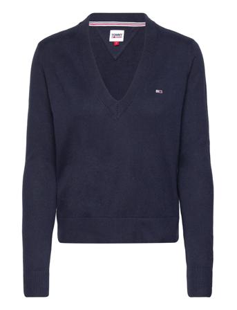 Tjw Essential Vneck Sweater Navy Tommy Jeans