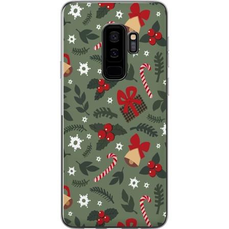 Samsung Galaxy S9+ Gennemsigtig cover Glædelig Jul mønster
