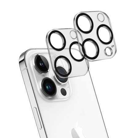 [2-Pack] iPhone 14 Pro Linsskydd I Härdat Glas