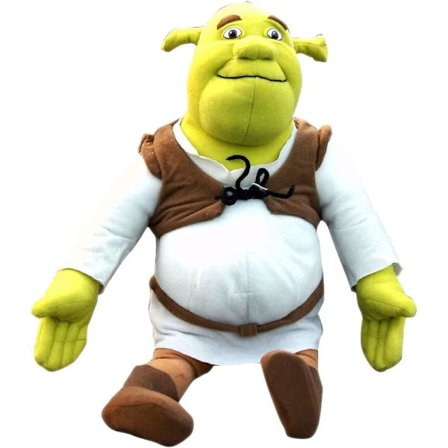 Plush, 11 tum Stor Söt Monster Shrek Plyschleksak, Anime Fult och Sött Monster