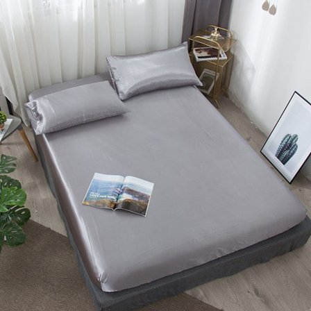 #Satinliknande lakan med resår#