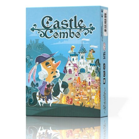 Castle Combo -lautapeli 2-5 pelaajalle Englanninkielinen strategiapeli juhliin/perheen pöytäpeleihin korttipeleihin