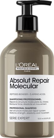 L'Oréal Professionnel Absolut Repair Molecular Professional Shampoo 500 ml, Hår, Shampoo, Hårshampoo