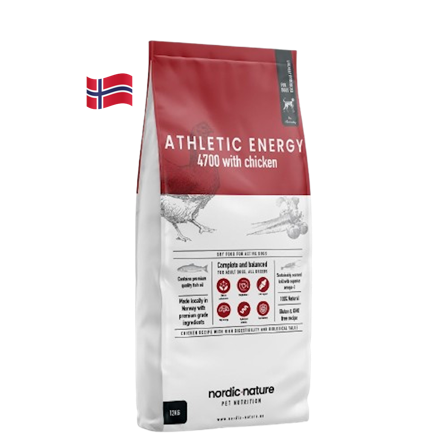 Nordic Nature - Athletic Energy 3 kg - Hund - Hundefôr & hundemat - Tørrfôr for hund - ZOO.no