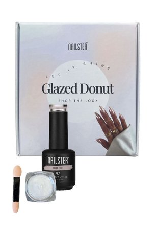 Nailster Glazed Donut Kit, Makeup, Nail Art, Pearl Powder