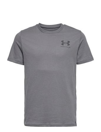 Ua Sportstyle Left Chest Ss Grey Under Armour