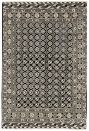 Hand Knotted Kunduz Rug 169X248 Wool Black/Brown