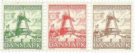 Danmark 1937 - AFA 236-238 - Postfrisk