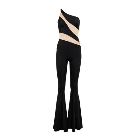 Norma Kamali, Jumpsuits Czarny, Kobieta, Rozmiar: S