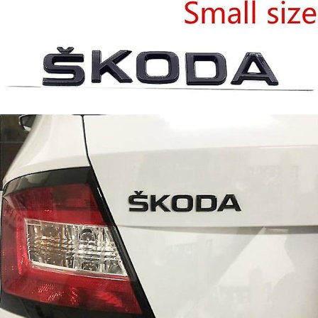 Metal 3D Bogstaver Emblem Logo Bil Bagklap Badge Mærkat til Skoda Octavia Superb Kamiq Karoq Kodiaq Fabia Yeti Rapid 4x4 Vrs