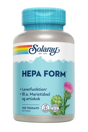 Solaray Hepa Form 100 kaps., Helse & Madvarer, Kosttilskud, Fordøjelse & Fibre