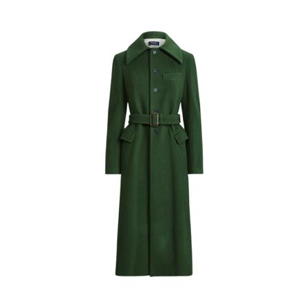 Ralph Lauren, Belted Coats Groen, Dames, Maat:S